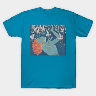 Vintage Blue Lady T-Shirt